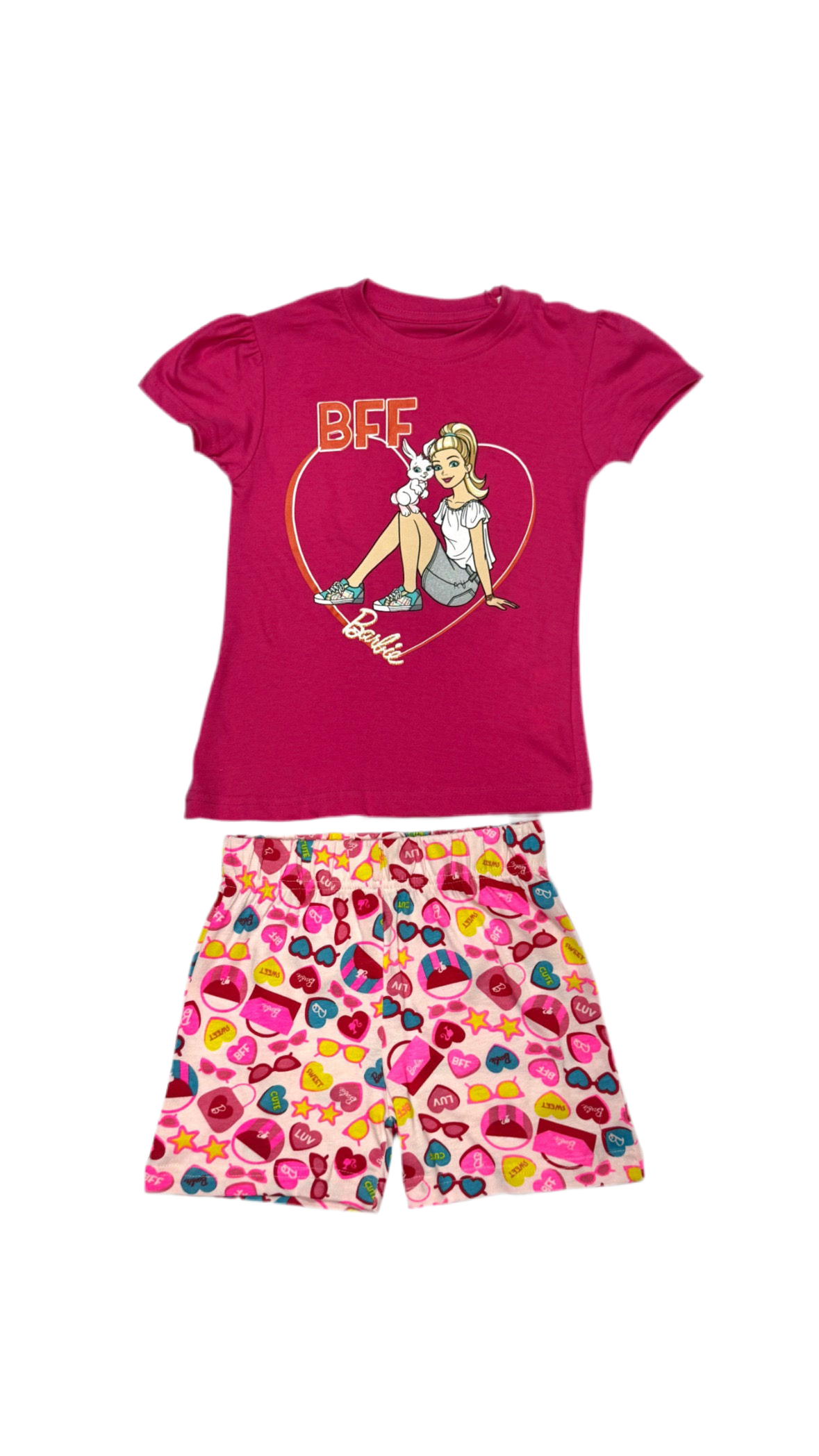 Pijama fucsia niña Barbie Disney BA-89974