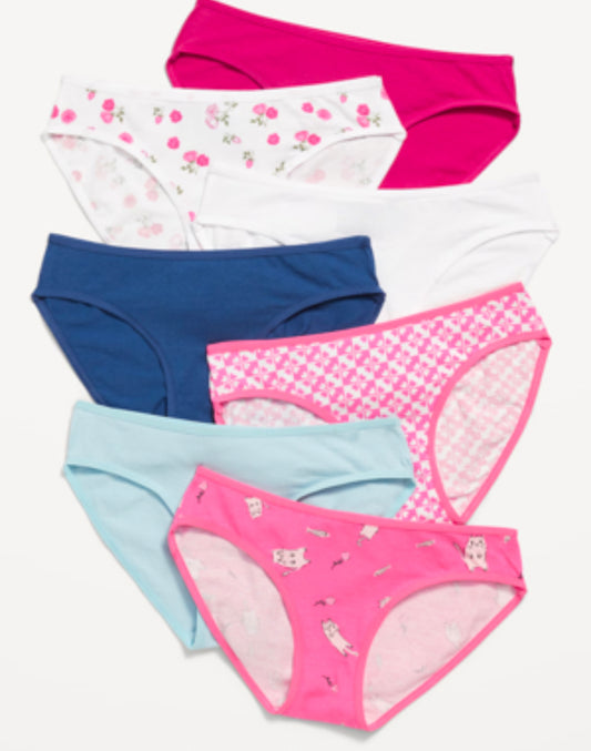 Ropa interior niña 7 pack Old navy