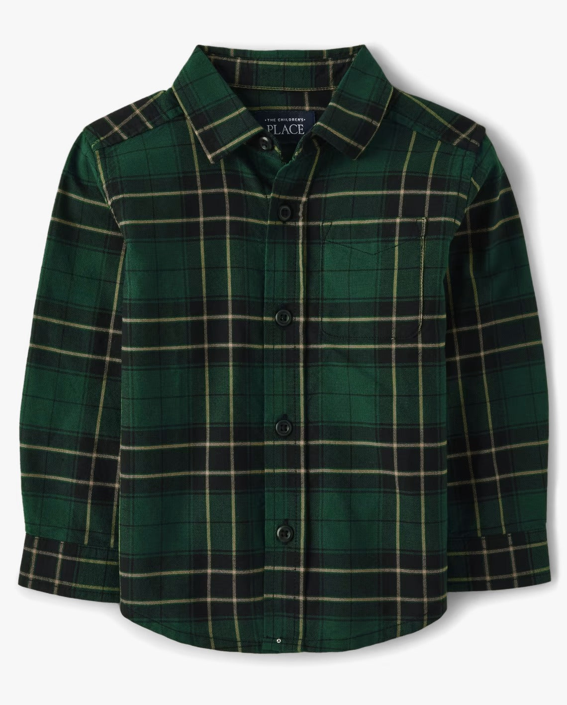 Camisa verde cuadros 12m a 16 años Childrens place niño formal 97704432