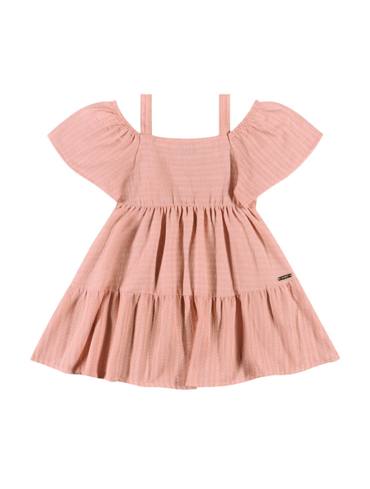 Vestido niña salmón quimby 34163-141324