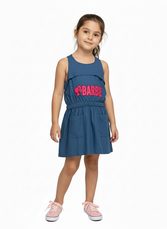 Jumper Overall azul claro niña Barbie Disney BA-90044