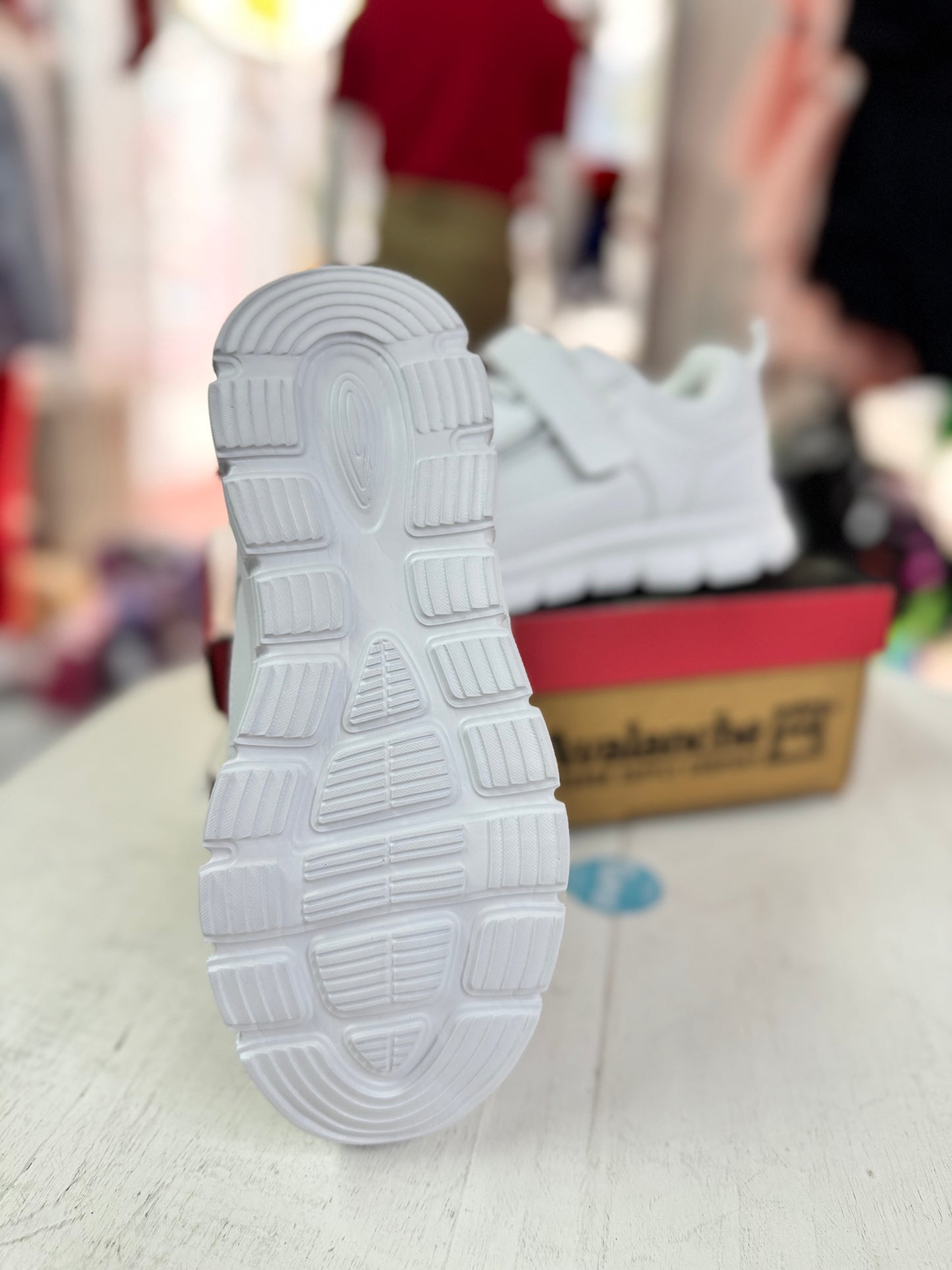Tenis blancos Unisex niña niño AV96323