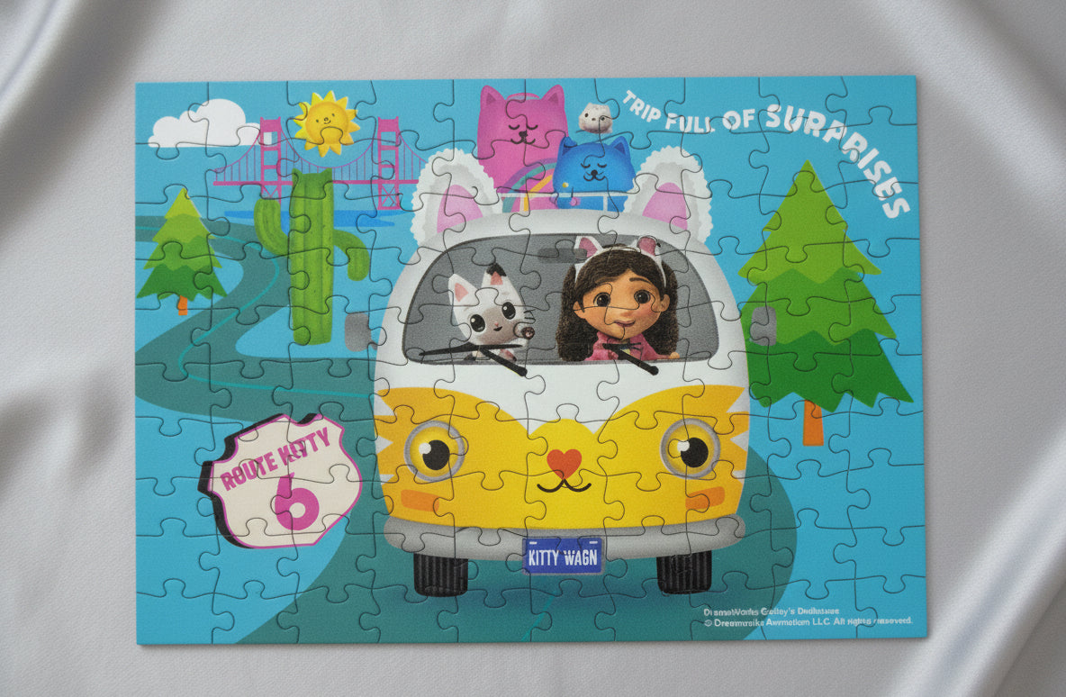 Juguete rompecabezas madera bebe niña 100 piezas Gabby Doll House UT-GDH-P100 390290250