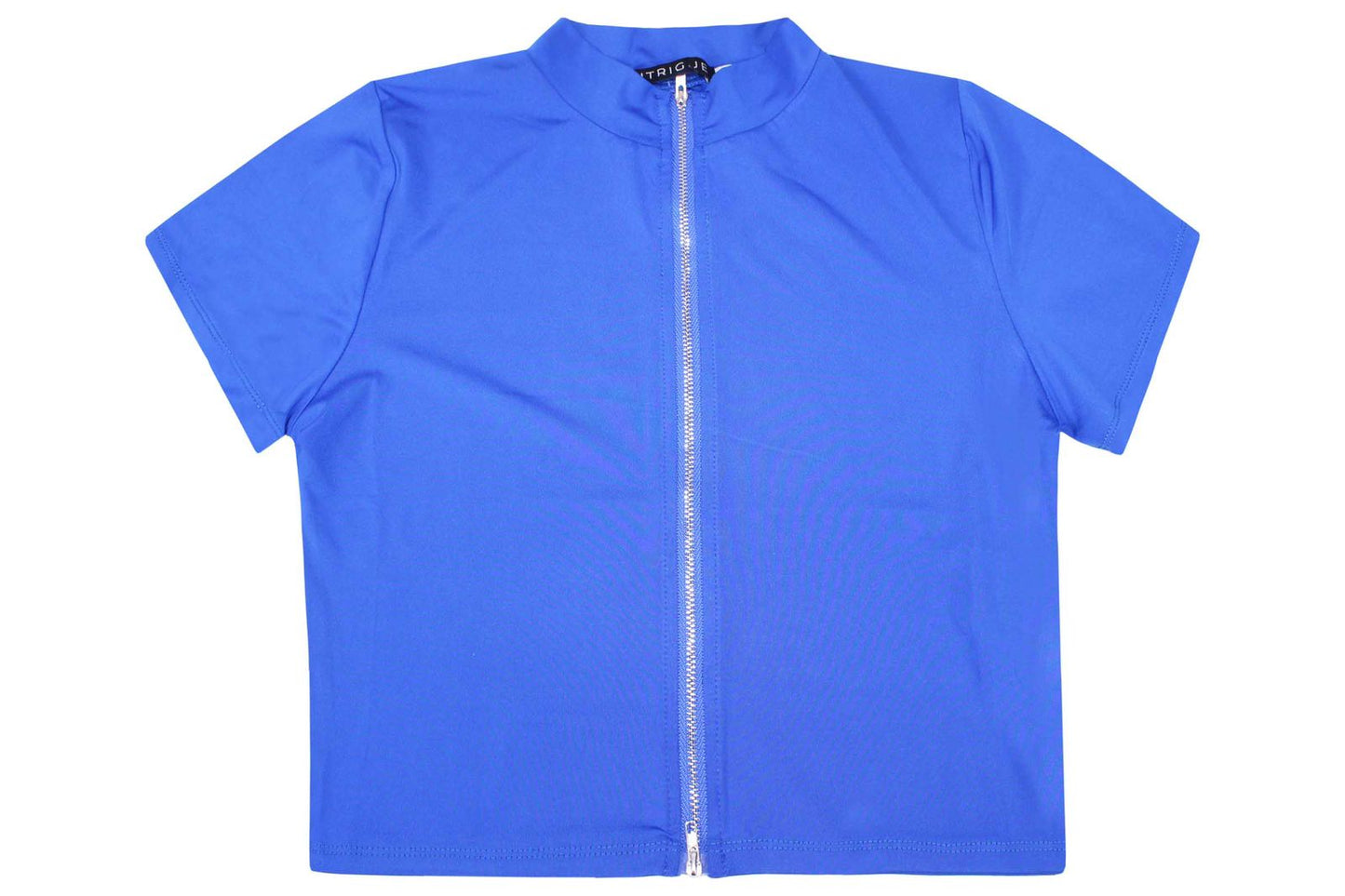 Camisa top zíper mujer dama IN1-1746 390290 azul promo 4x1000