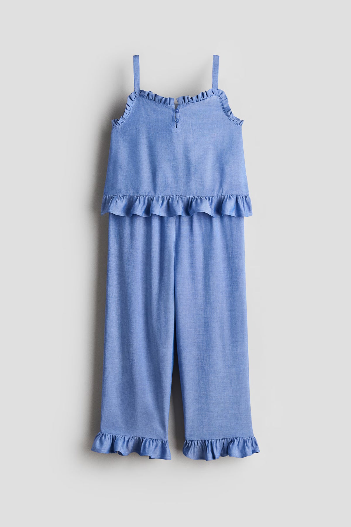 Set conjunto 2 piezas camisa pantalon azul niña H&M 1317428005