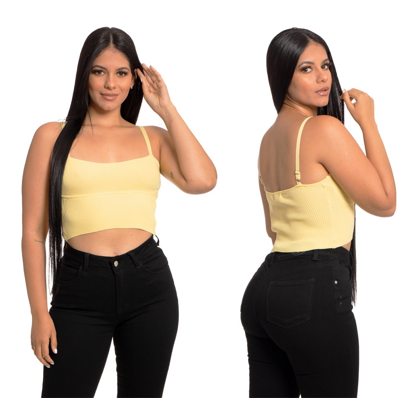 Camisa blusa dama mujer amarilla CTD1160-58 445390