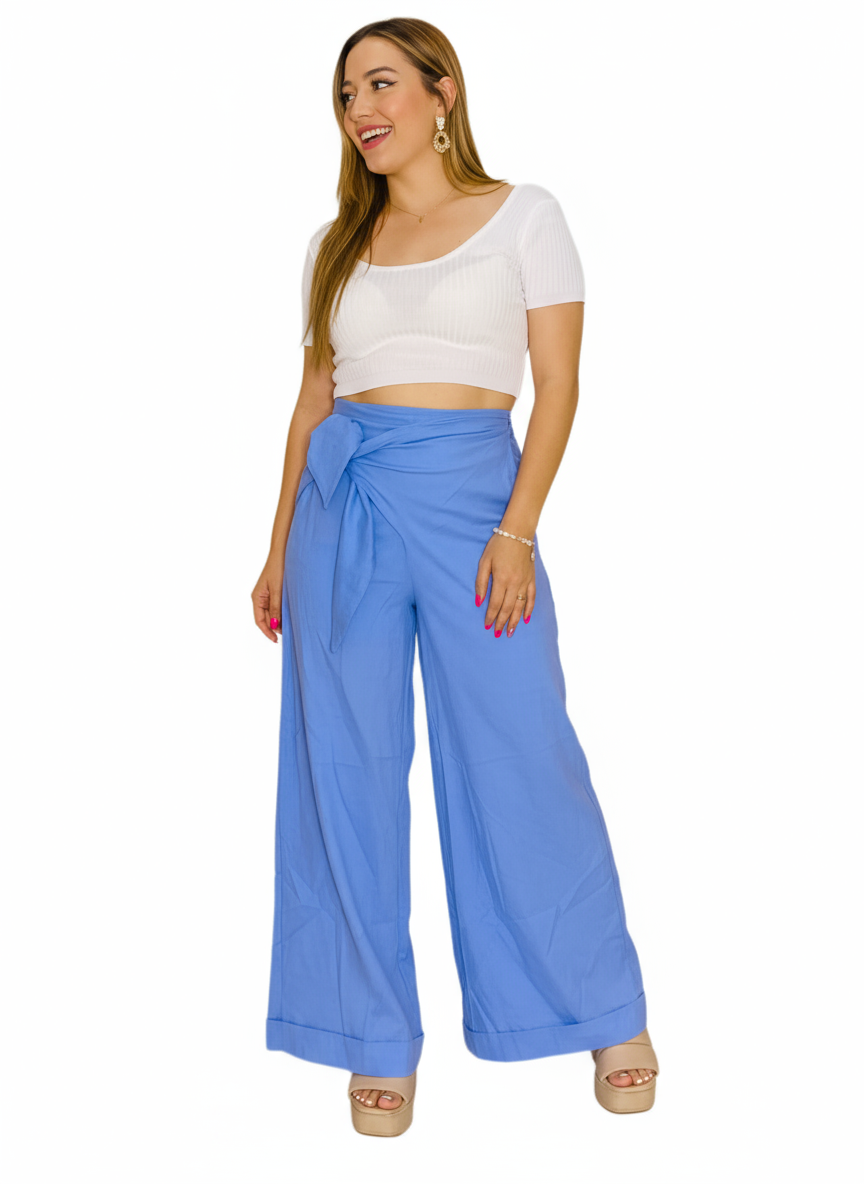 Pantalón dama tela formal Azul IN3-1774 690590490