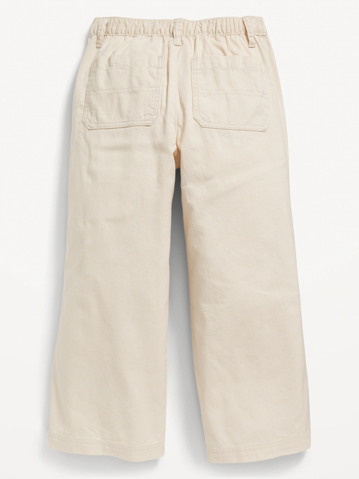 Pantalon blanco Old Navy Niña High-Waisted Wide-Leg Chino