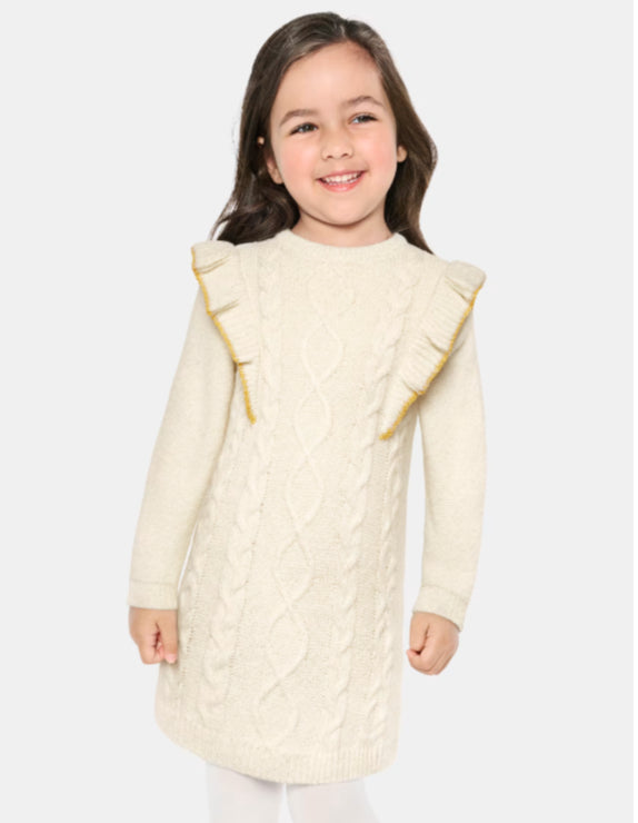 Vestido blanco sueter Childrens Place