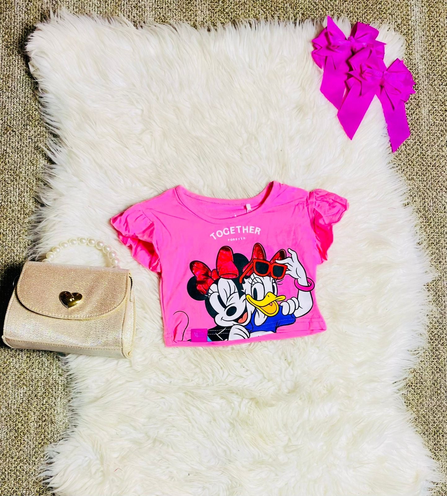 Camisa rosada Minnie bebe niña D1-MI-1289B 390345 promo 4x1000