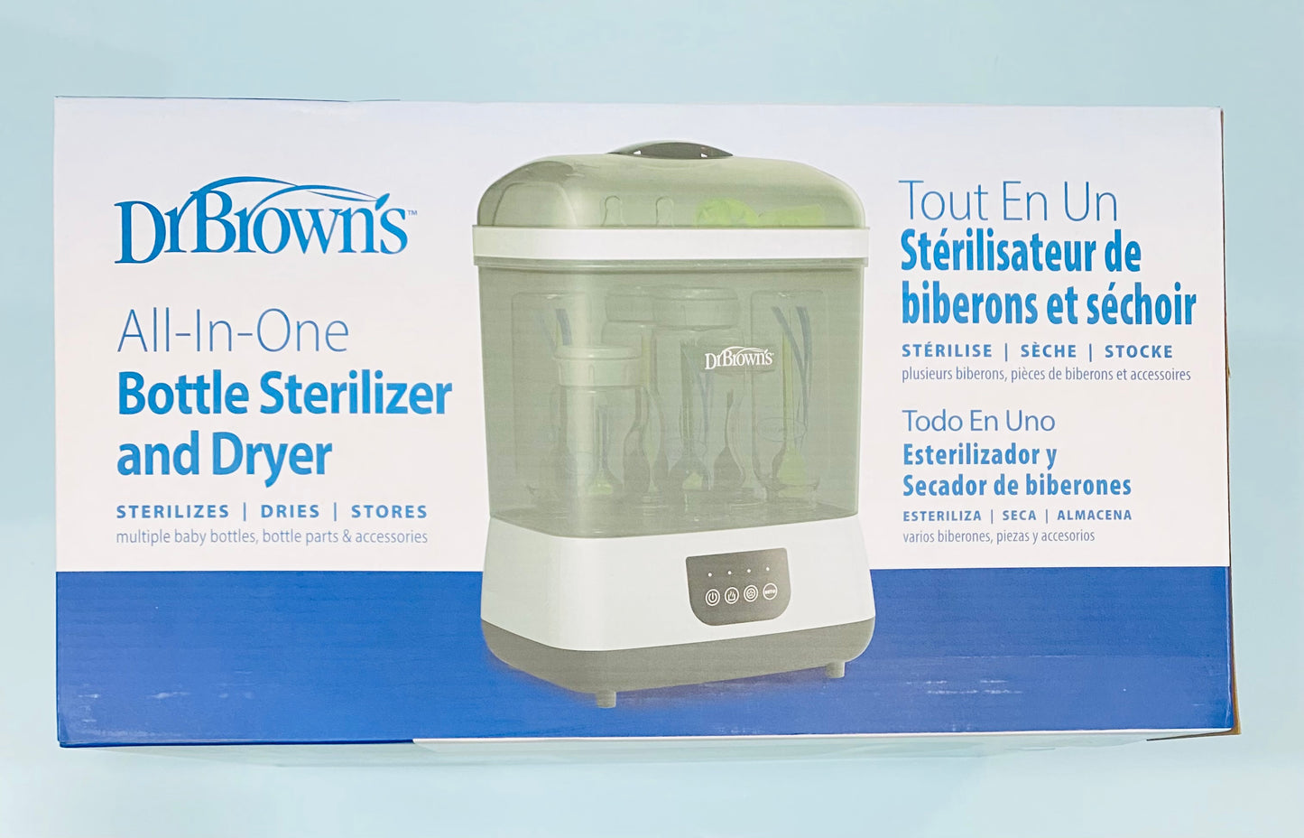 Esterilizador Eléctrico Biberones Dr Brown’s bebé niña niño