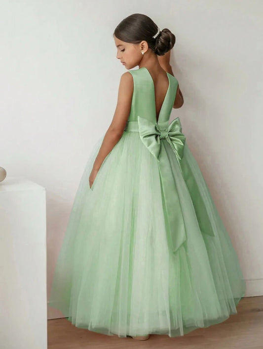 Vestido verde gala eventos