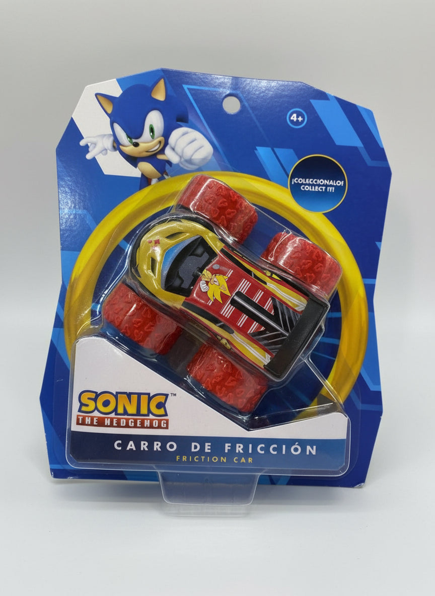 Juguete carro camión rojo naranja ST-SN-TRAS sonic niño promo