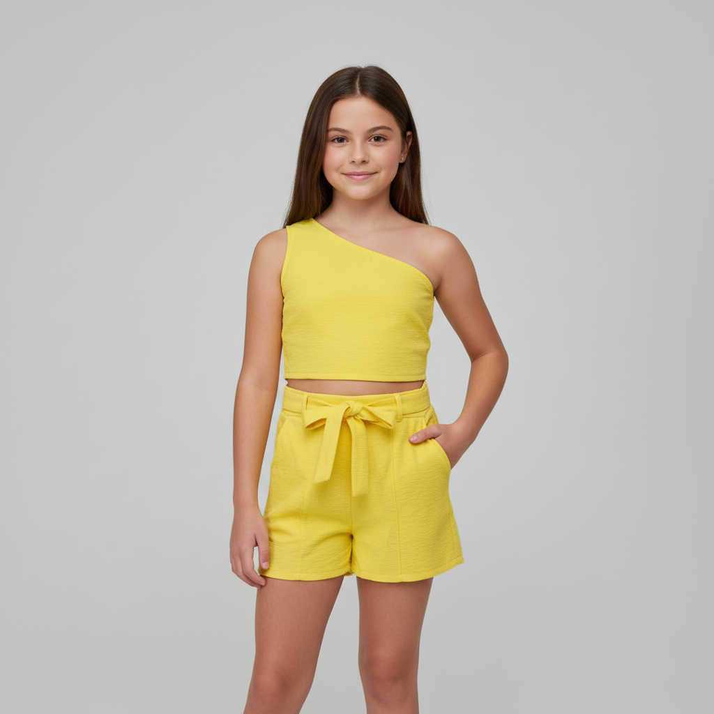 Set 2 piezas niña amarillo chic mi CSG1117-12 590490