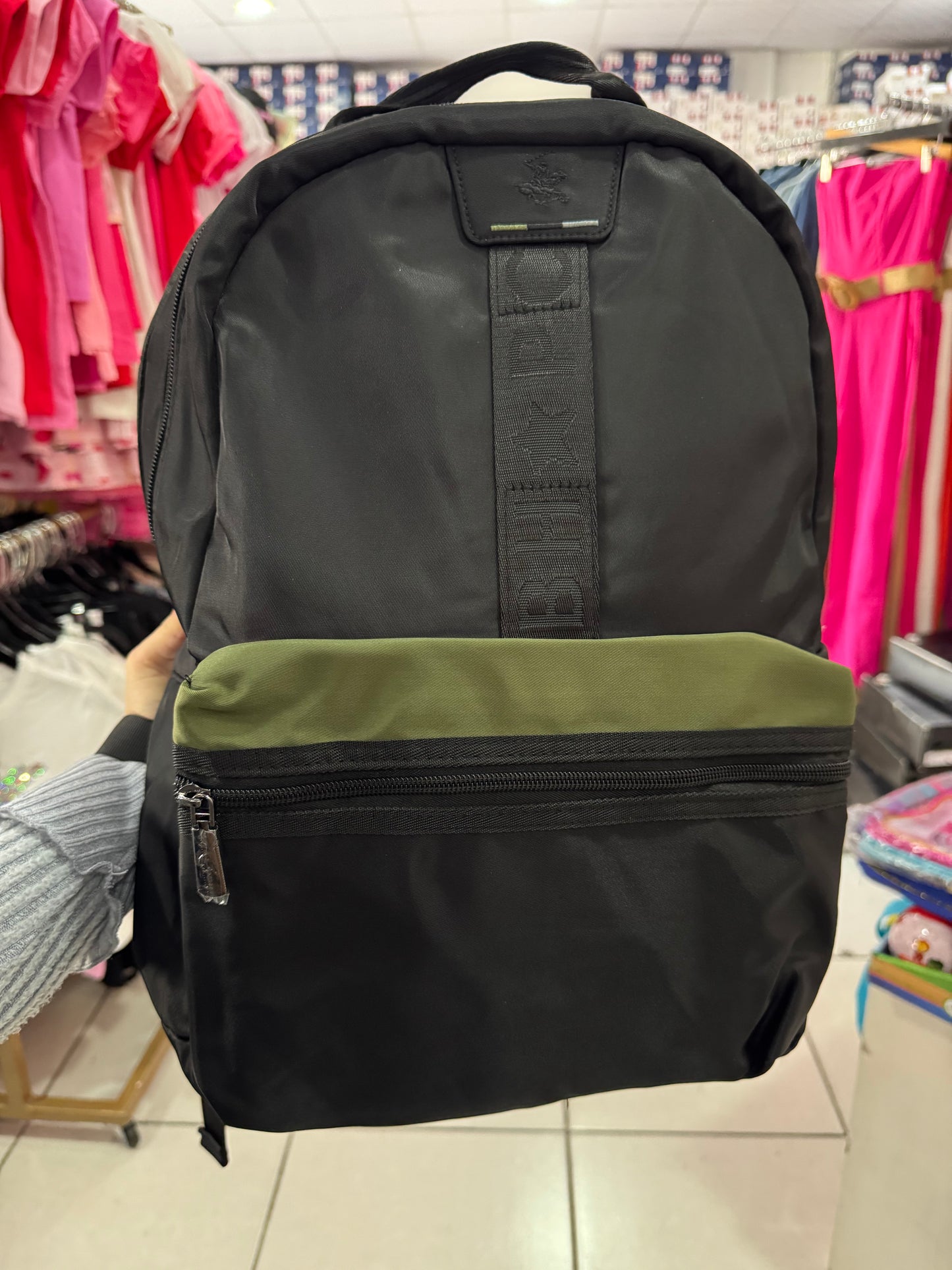 Mochila black/green niño niña adulto polo Legacy-BP6 1090990