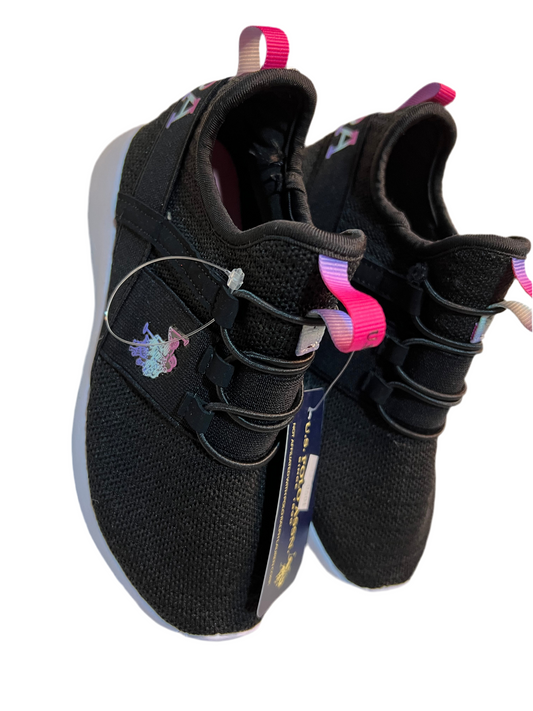 Tenis negros polo niña zapatos negros