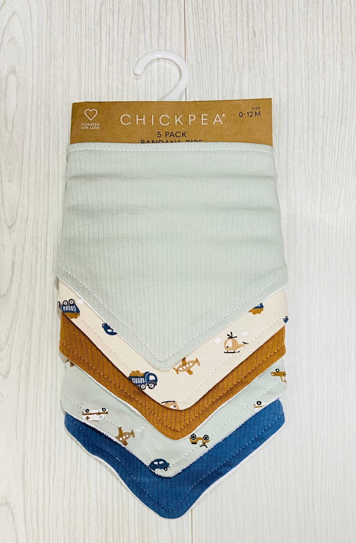 Set 5 piezas babero bebe Niño