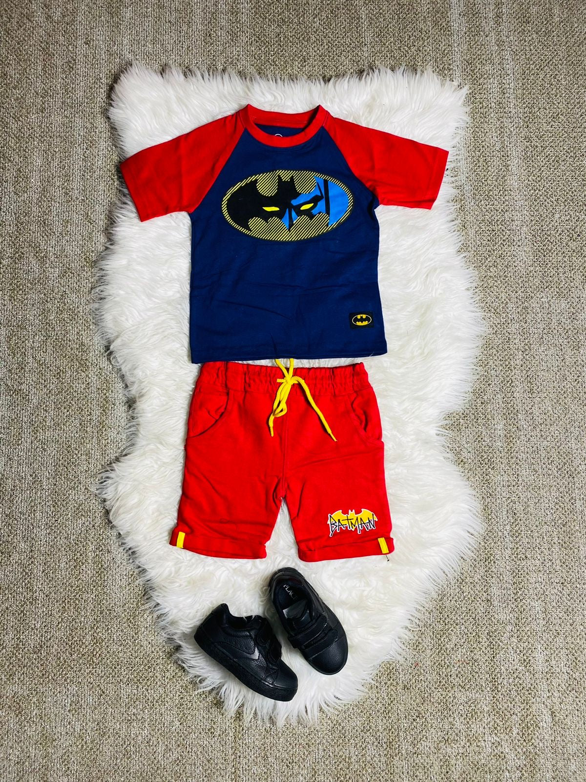 Set 2 piezas batman short camisa niño rojo C9-BA-948N 545490