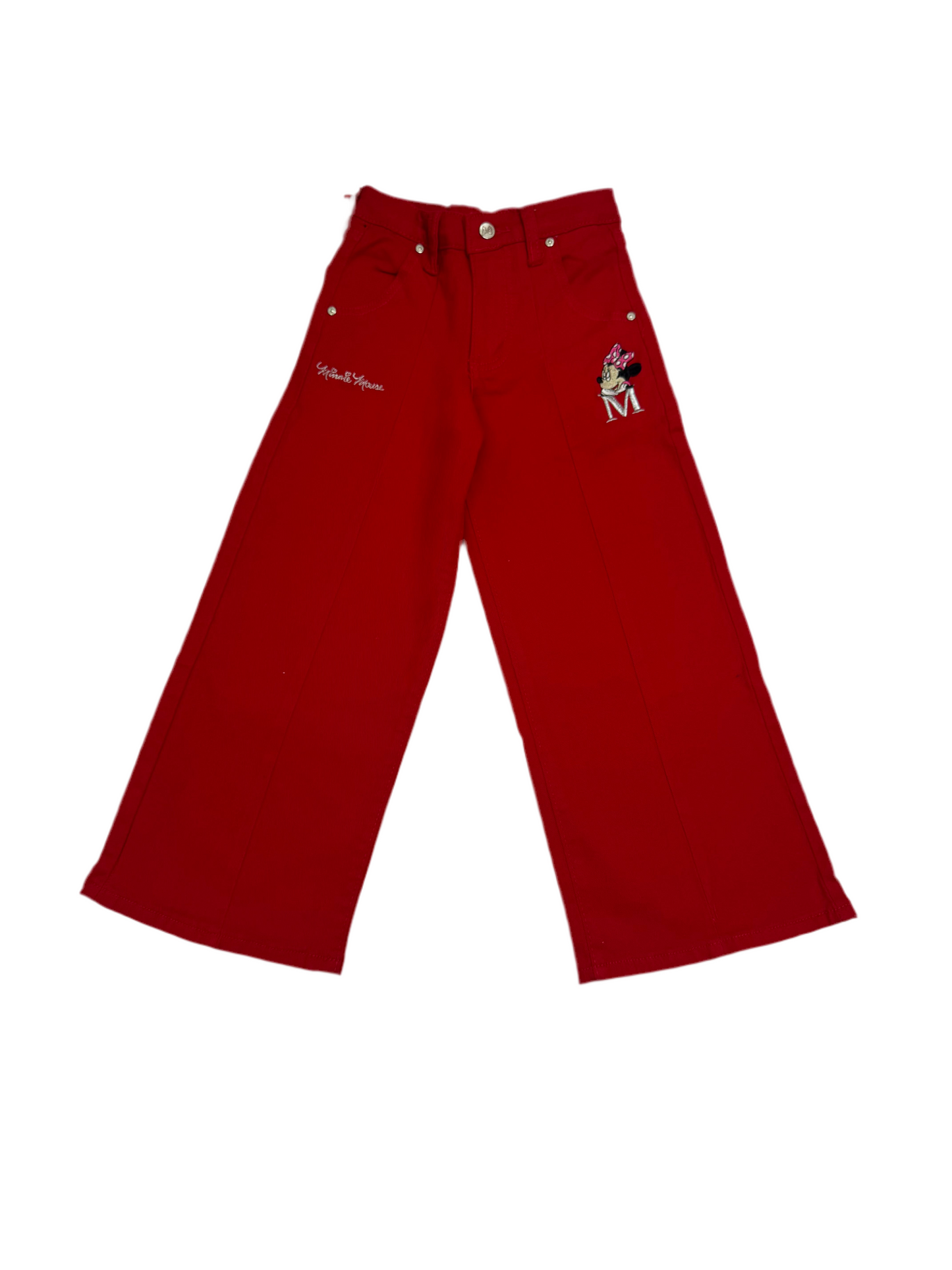 Pantalon jeans rojo niña Minnie Disney MM-2519