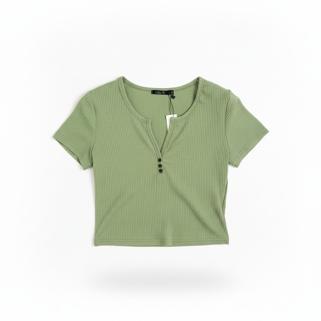 Camisa dama blusa CTD1170-1 390290 verde olivo promo 4x1000