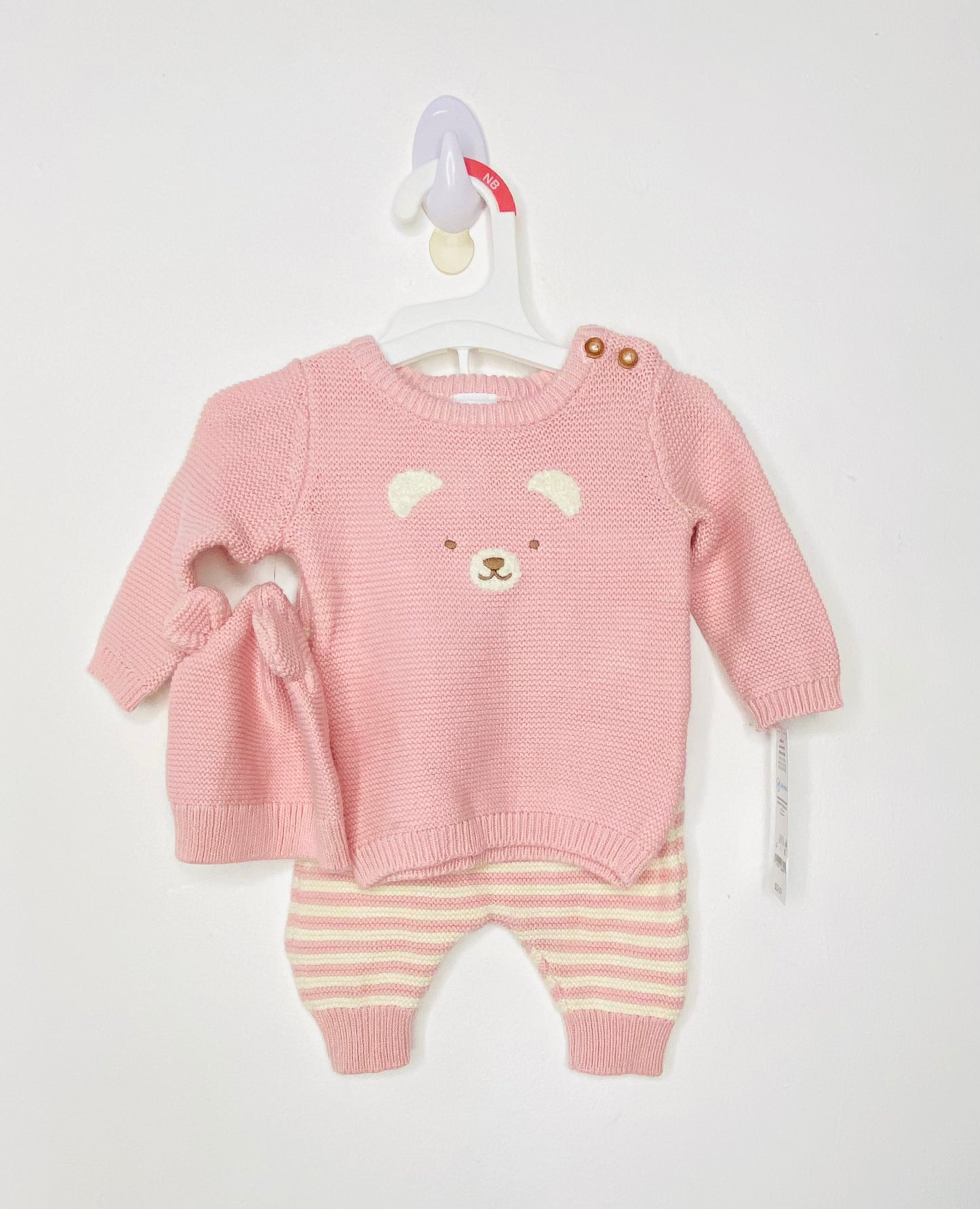 Set 3 piezas rosado bebe niña Carters