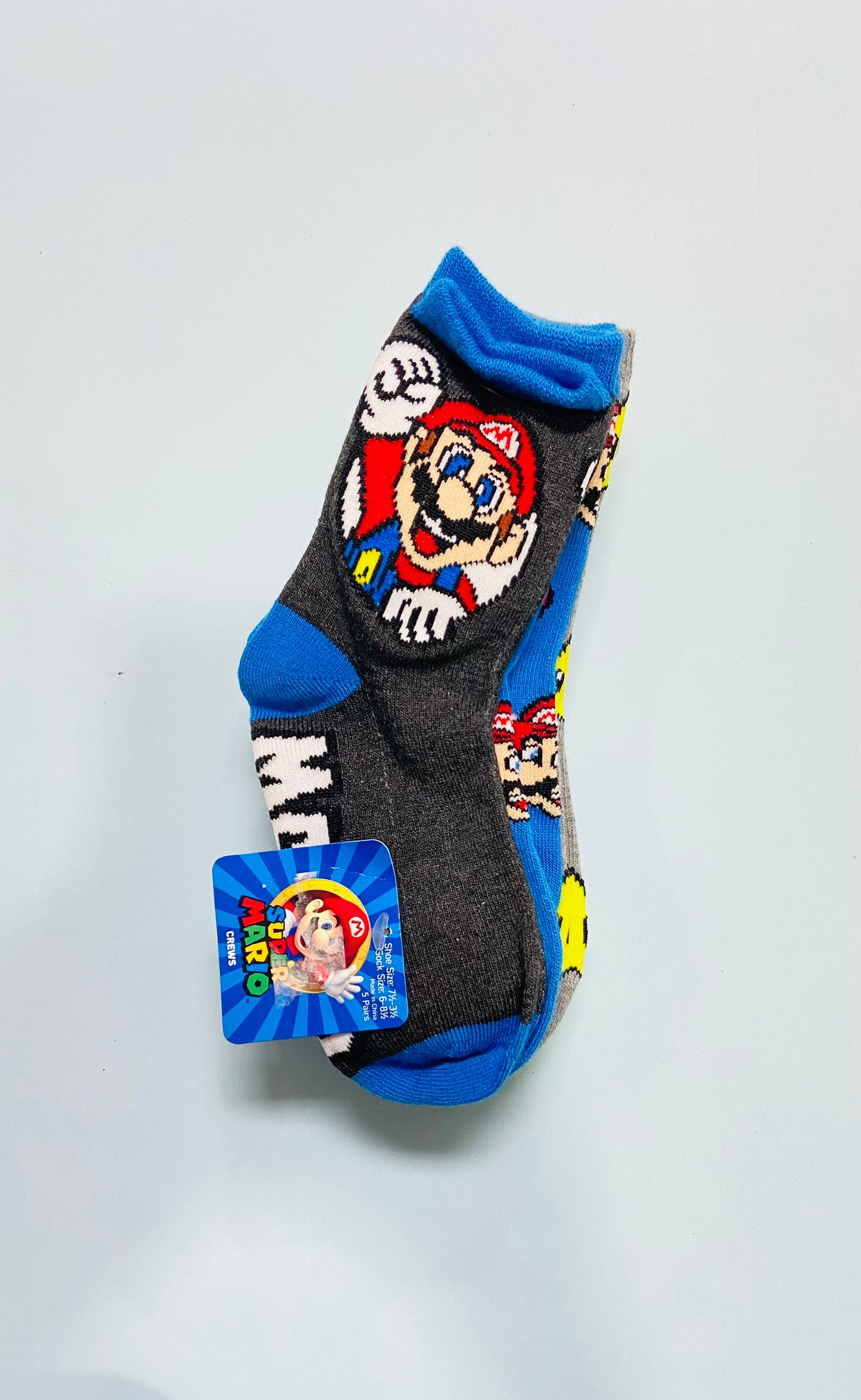 Calcetines 5 pares Mario Bross Niño