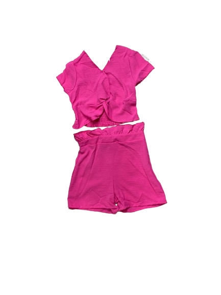 Set 2 piezas niña rosado