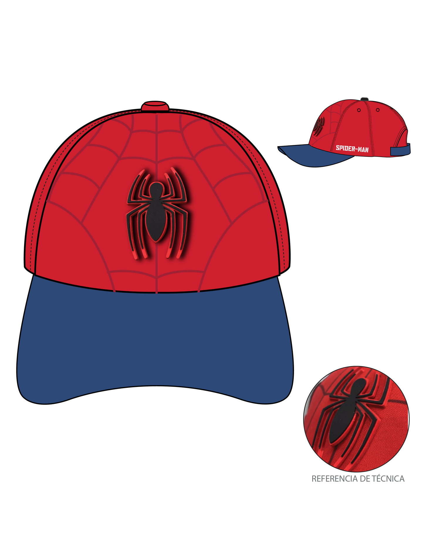 Gorra spiderman niño St Jacks ACC0051502