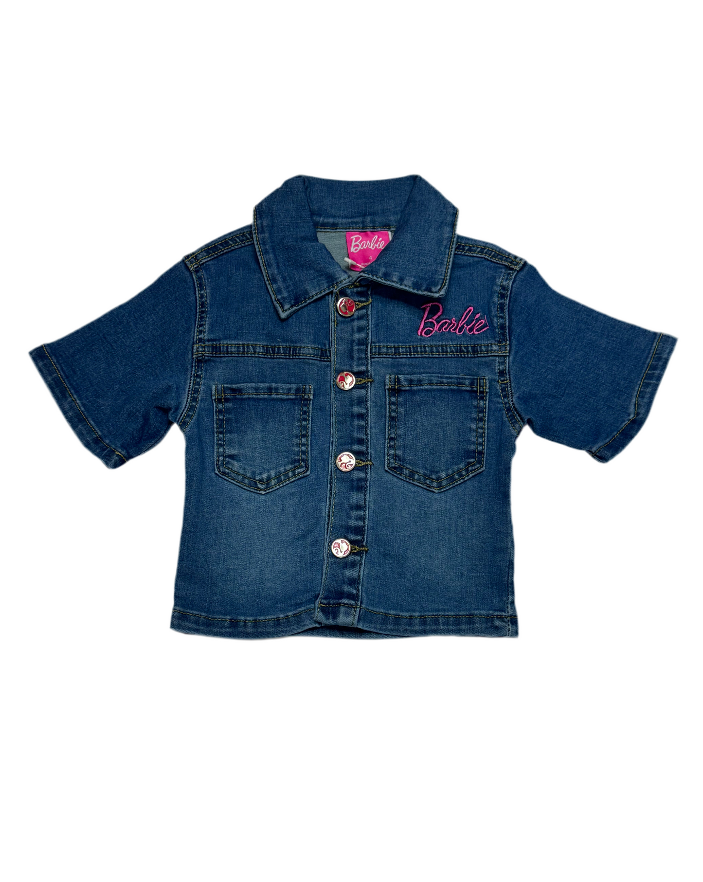 Camisa jeans chaqueta azul jeans niña Barbie Disney BA-89921
