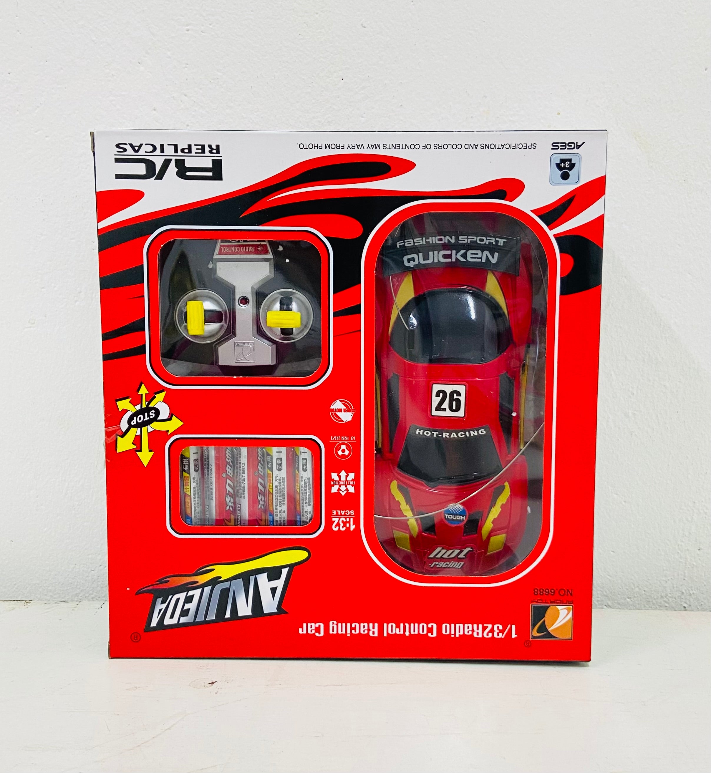 Juguete carro rojo contro remoto – Kima Shop HN - Main Image