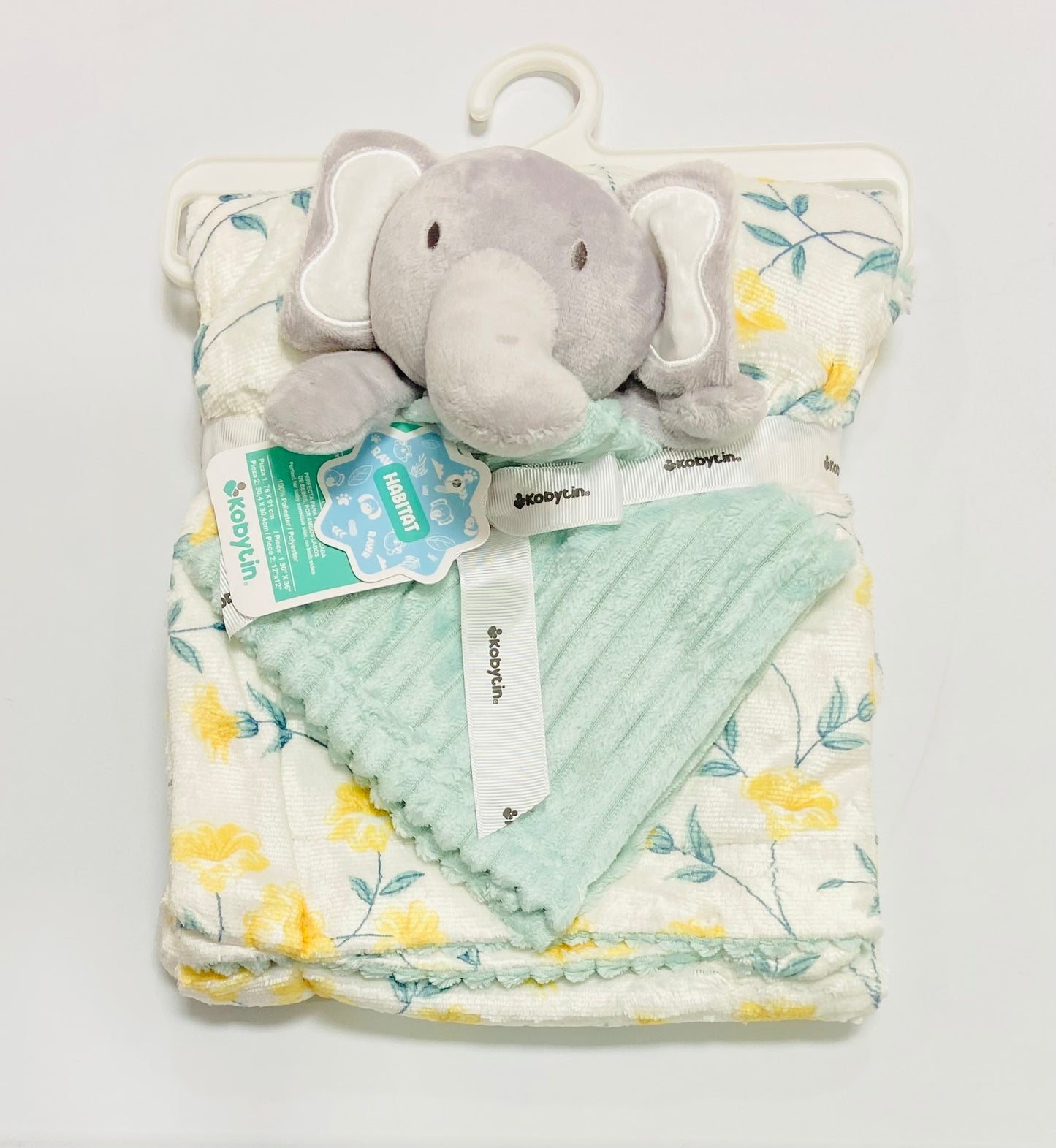 Sabana Cobija blanca apego elegante kobytin bebe niño