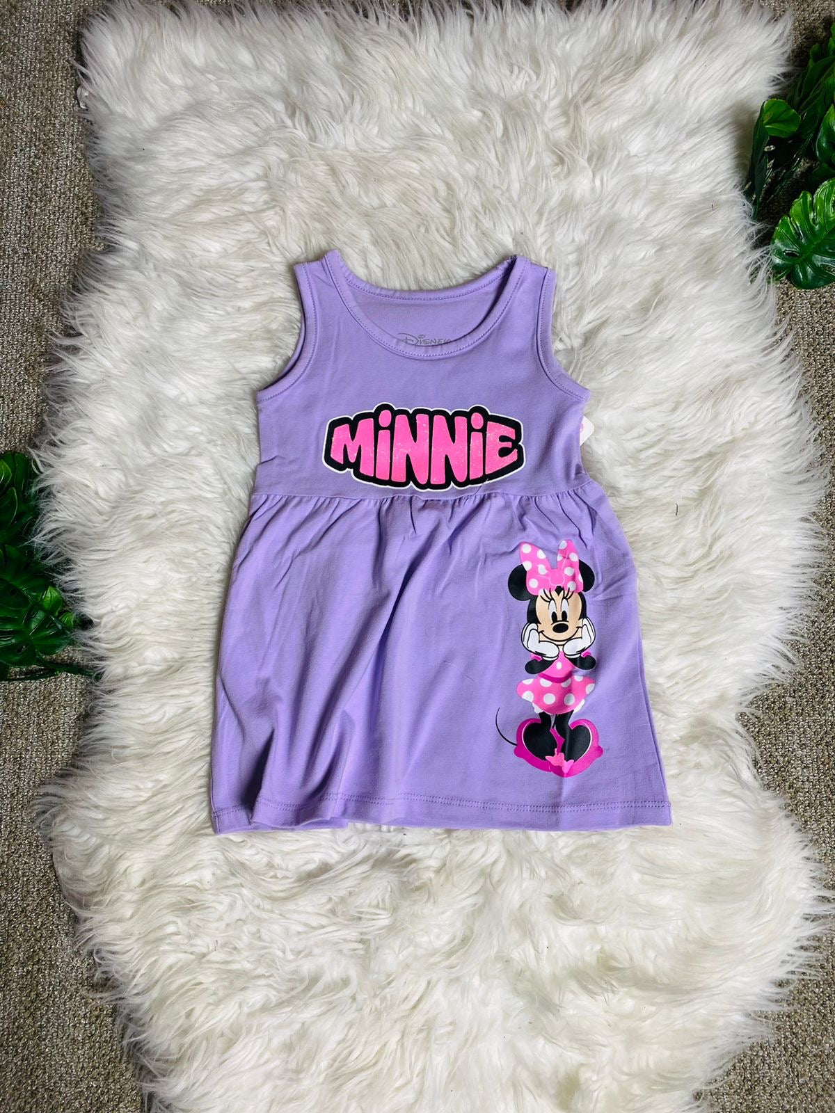 Vestido morado Minnie Disney bebe niña
