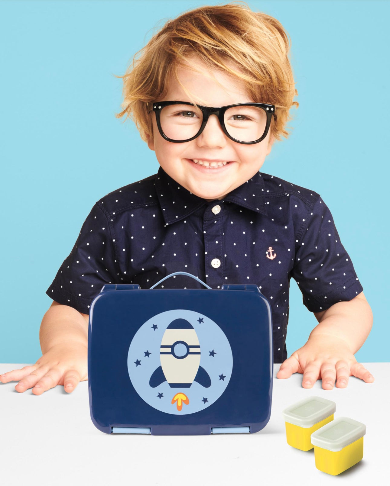 Contenedor Lonchera Bento box de Skip hop Cohete (by carters)
