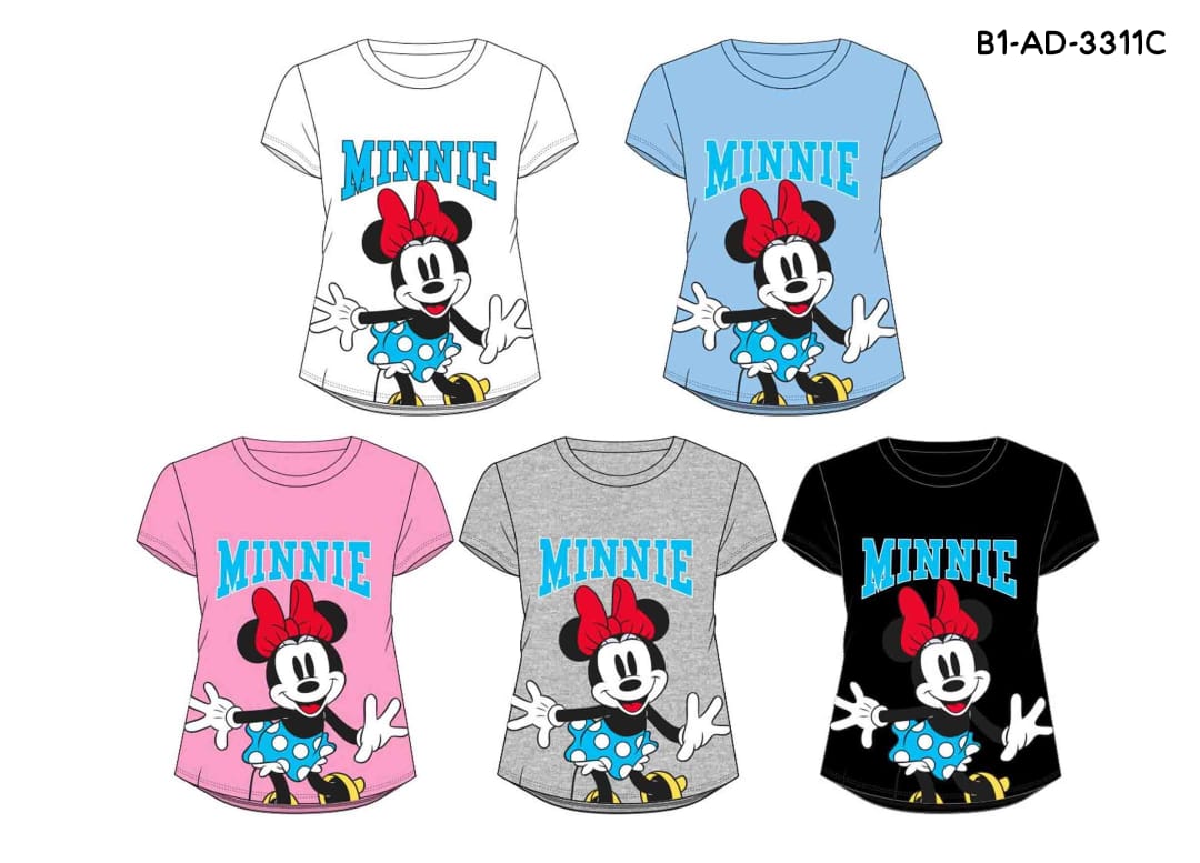 Camisa mujer dama Minnie azul celeste B1-AD-3311C