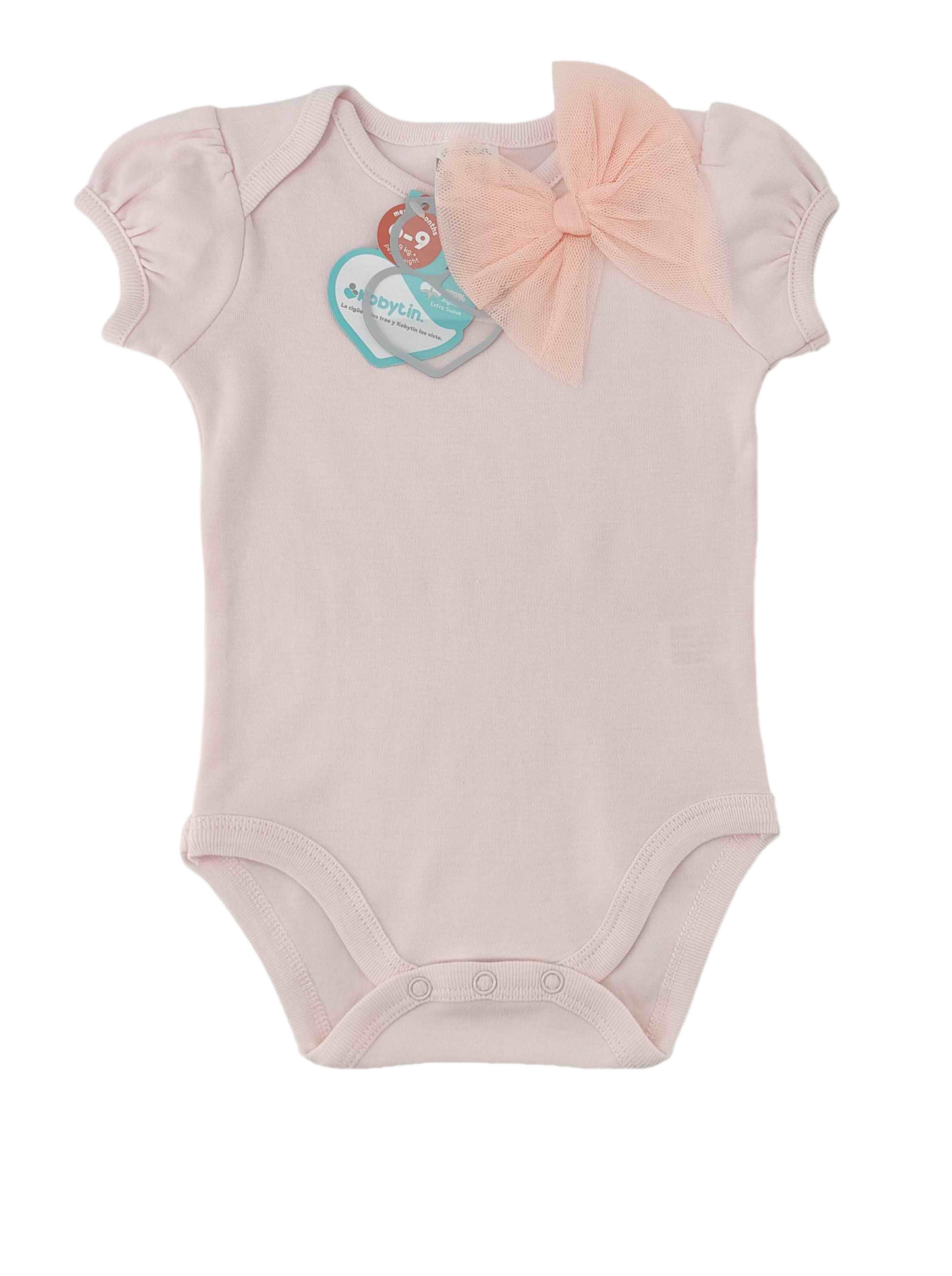 Set 2 piezas bebe niña rosado Tutu flores Kobytin