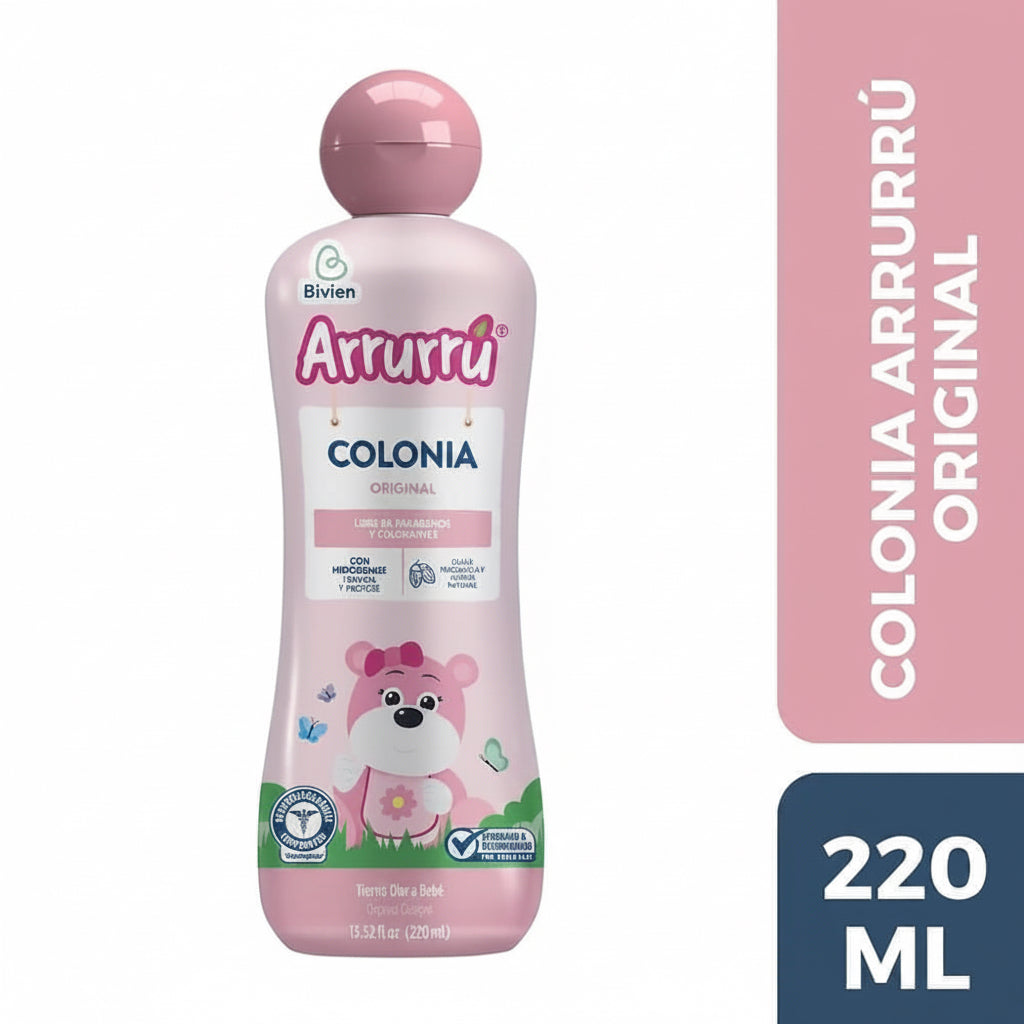Locion Bebe niña niño arrurru 220 ml