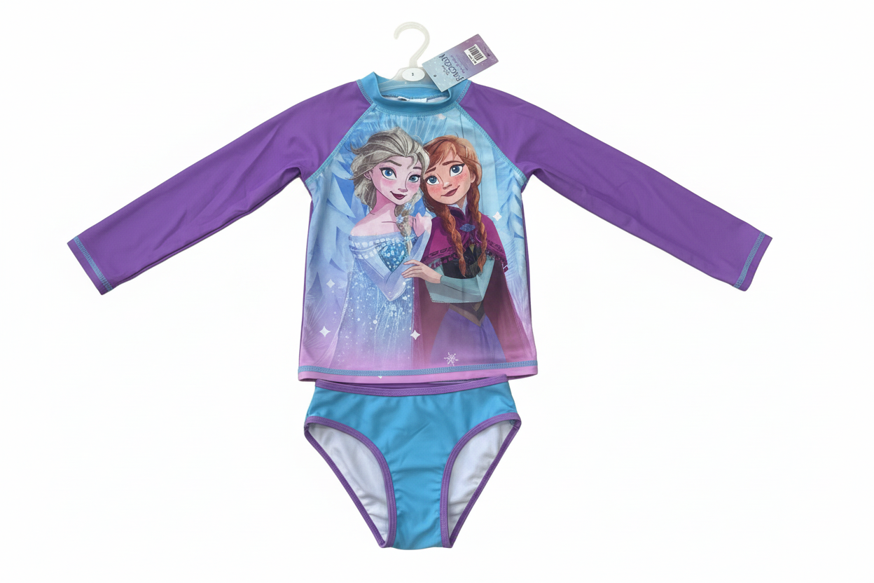 Set 2 piezas traje de baño niña Frozen Morado I6-F2-631D promo 2x1000