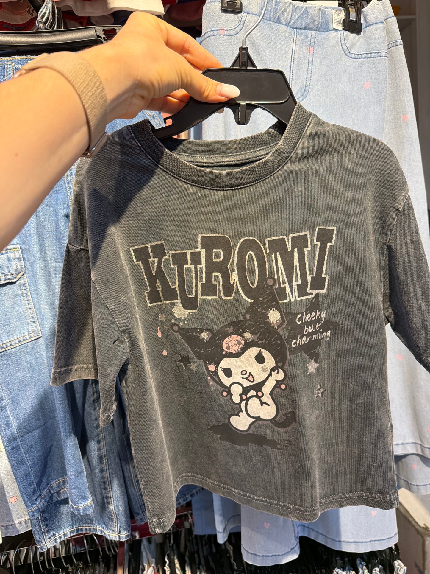 Camisa negra niña Kuromi St Jacks 2030201503
