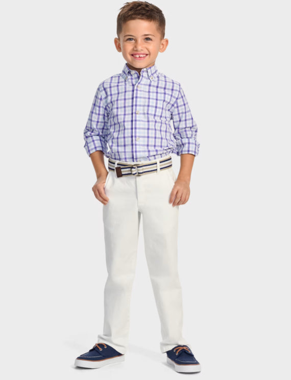 Pantalon blanco faja Gymboree niño