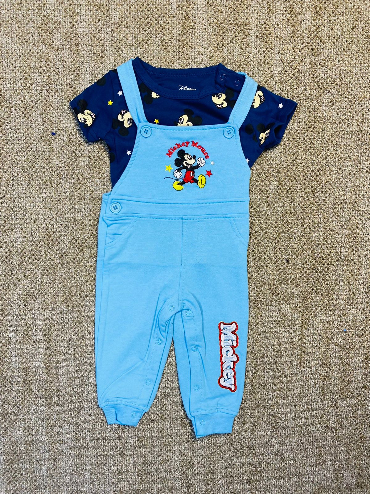 Set Overall 2 piezas mickey bebé niño D9-MK-1112B 545490