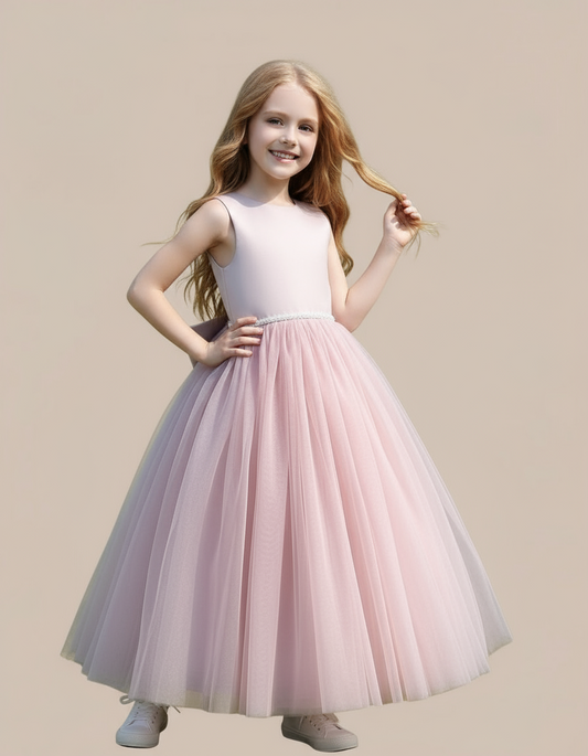 Vestido rosado evento gala