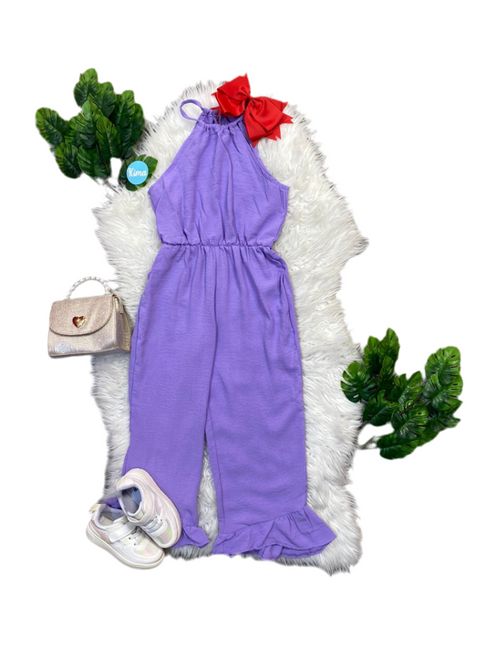 Jumper enterizo morado niña