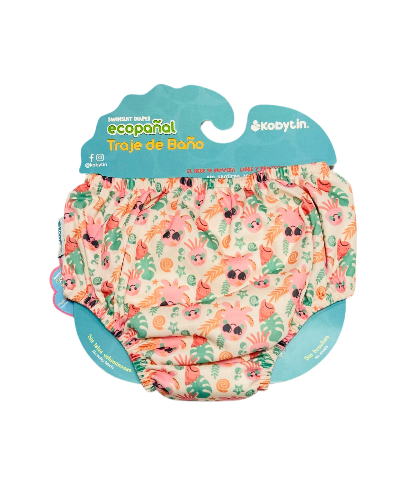 Eco Pañal KOBYTIN traje de baño bebé niña