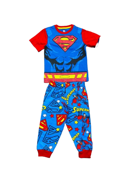 Set 2 piezas pijama superman niño