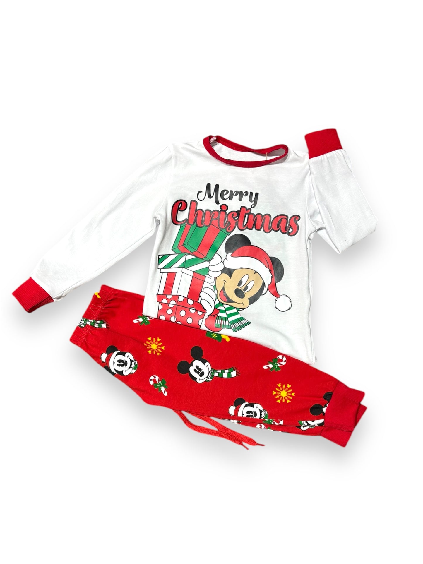 Pijama blanca navideña Mickey Disney niño niña 61948912