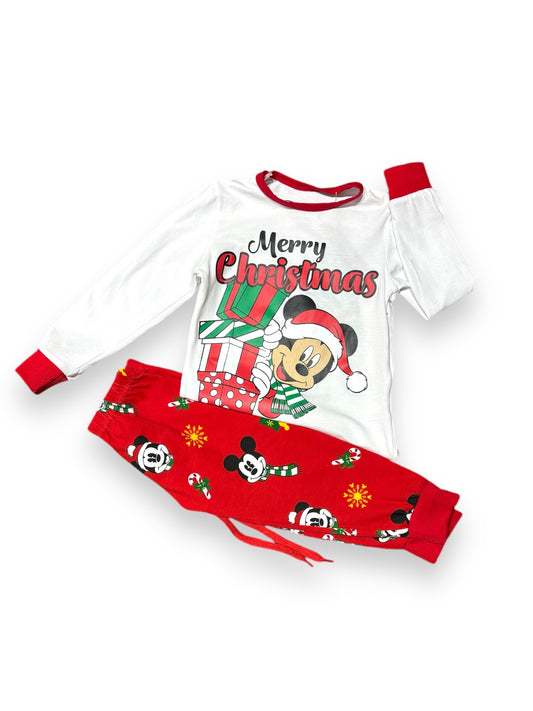 Pijama blanca navideña Mickey Disney niño niña 61948912