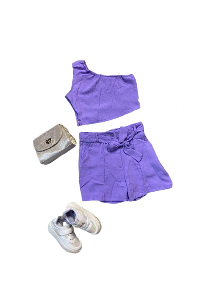 Set 2 piezas niña  morado