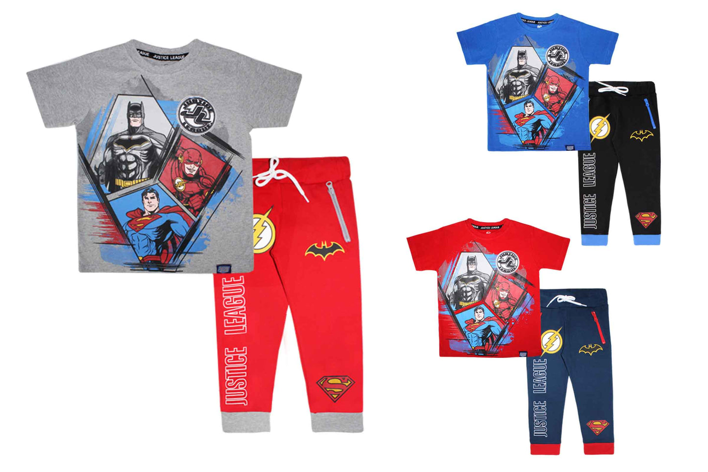 Set conjunto 2 piezas niño batman gris rojo C9-JL-1017N 590490 promo