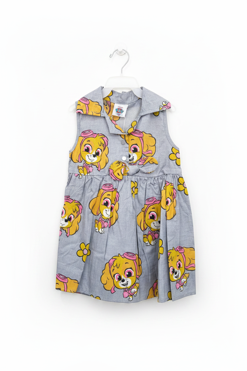 Vestido skye bebe niña Gris Paw patrol N10-PWG-116B promo 2x1000