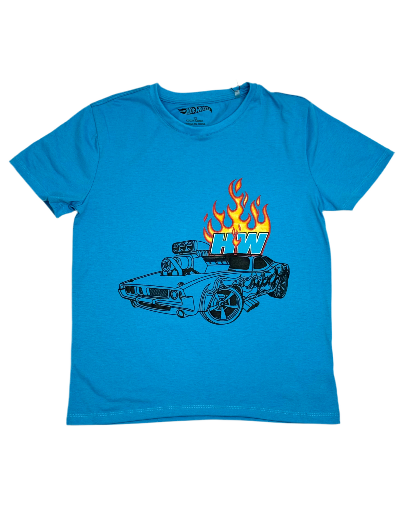 Camisa azul claro fuego Hotwheels HW-91390